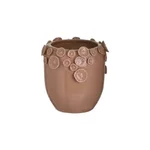 Vaza decorativa mica, Ceramica, Coral, Roses