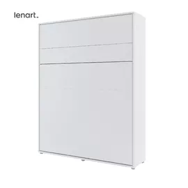 Lenart BED CONCEPT 160x200 cm - Pat rabatabil de perete vertical cu mecanism pneumatic si somiera inclusa