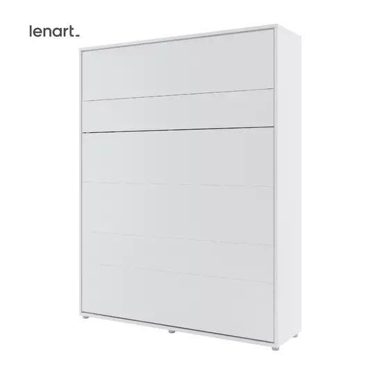 Lenart BED CONCEPT 160x200 cm - Pat rabatabil de perete vertical cu mecanism pneumatic si somiera inclusa picture - 2