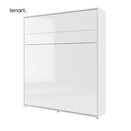 Lenart BED CONCEPT 180x200 cm  - Pat rabatabil de perete vertical cu mecanism pneumatic si somiera inclusa