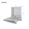 Lenart BED CONCEPT 180x200 cm  - Pat rabatabil de perete vertical cu mecanism pneumatic si somiera inclusa picture - 3