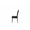 Set 4 scaun Asos, 41x52x93 cm, Velvet Negru picture - 5