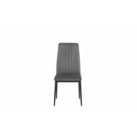Set 4 scaune Asos, 41x52x93 cm, Velvet Gri picture - 3