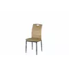Set 4 scaune Riga, 43x54x92 cm, Velvet Beige picture - 2