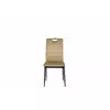 Set 4 scaune Riga, 43x54x92 cm, Velvet Beige picture - 3