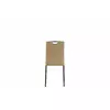 Set 4 scaune Riga, 43x54x92 cm, Velvet Beige picture - 5