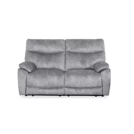 Canapea Cu Recliner Georgia 51197M, 2L - 157.5x96.5x101.5 h cm, Microfibra, Gri