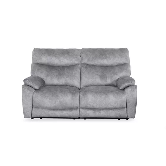 Canapea Cu Recliner Georgia 51197M, 2L - 157.5x96.5x101.5 h cm, Microfibra, Gri picture - 1