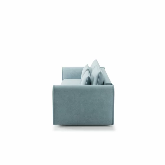 Canapea Extensibila Lil Buddy, 260x106x89 cm,  Stofa - Albastru Deschis picture - 5