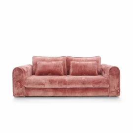 Canapea Extensibila Lil Buddy, 260x106x89 cm,  Stofa - Roz Deschis