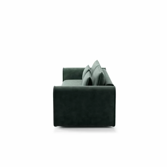 Canapea Extensibila Lil Buddy, 260x106x89 cm,  Stofa - Verde picture - 5