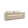 Canapea Extensibila Munro, 246x110x90 h cm, Stofa, Beige Deschis picture - 3