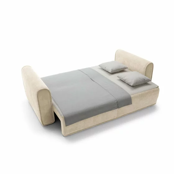 Canapea Extensibila Munro, 246x110x90 h cm, Stofa, Beige Deschis picture - 6