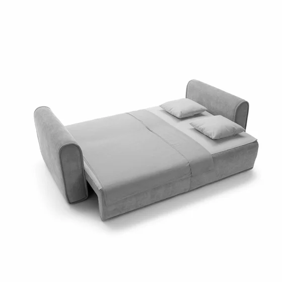 Canapea Extensibila Munro, 246x110x90 h cm, Stofa, Gri picture - 5