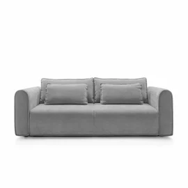 Canapea Extensibila Munro, 246x110x90 h cm, Stofa, Gri