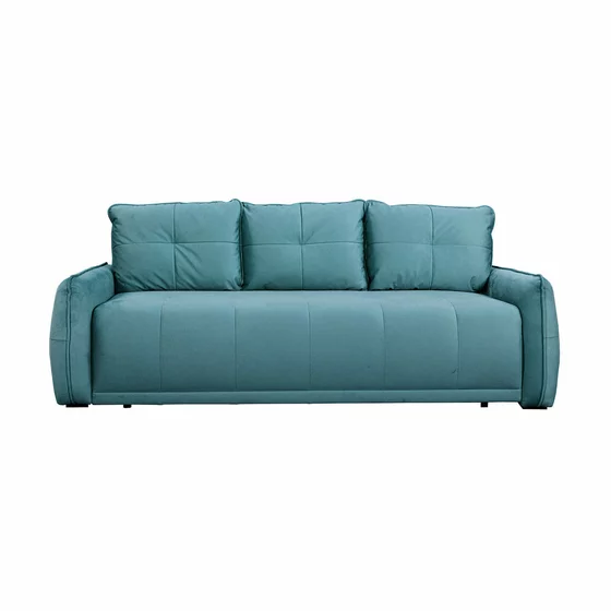 Canapea Extensibila York, 222x110x78 h cm, Stofa Turcoaz picture - 1