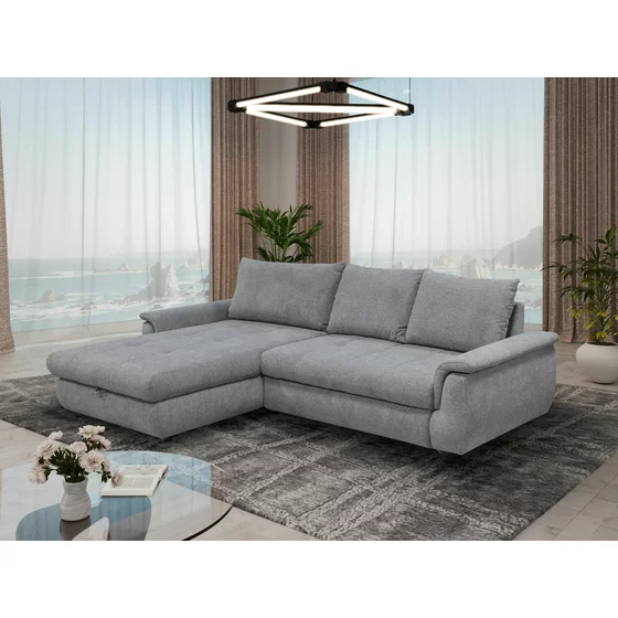 Coltar Extensibil Focus, 275x175x89 cm, Stofa, Gri, Aragon 90 picture - 2