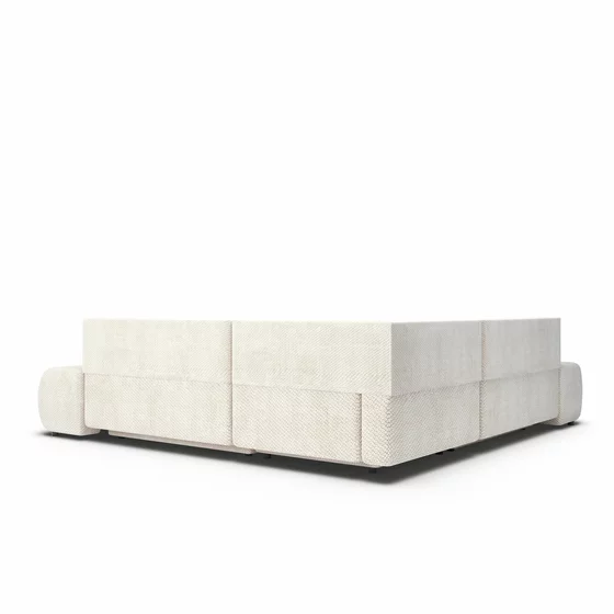 Coltar Extensibil Puente II, 265x265x74 h cm, Stofa, Beige picture - 9