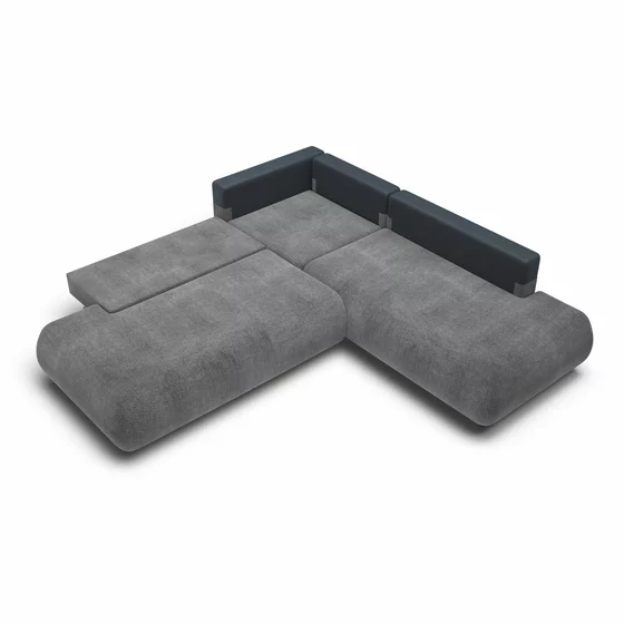 Coltar Extensibil Puente II, 265x265x74 h cm, Stofa, Gri picture - 7