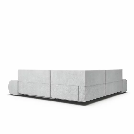 Coltar Extensibil Puente II, 265x265x74 h cm, Stofa, Gri Deschis picture - 8