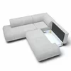 Coltar Extensibil Puente II, 265x265x74 h cm, Stofa, Gri Deschis picture - 9