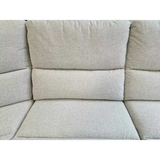 Coltar Fenton 55155M, 2 Reclinere Electrice, Suport Pahare si Bar, 339x306x102 h cm,  Stofa, Gri Ash picture - 2