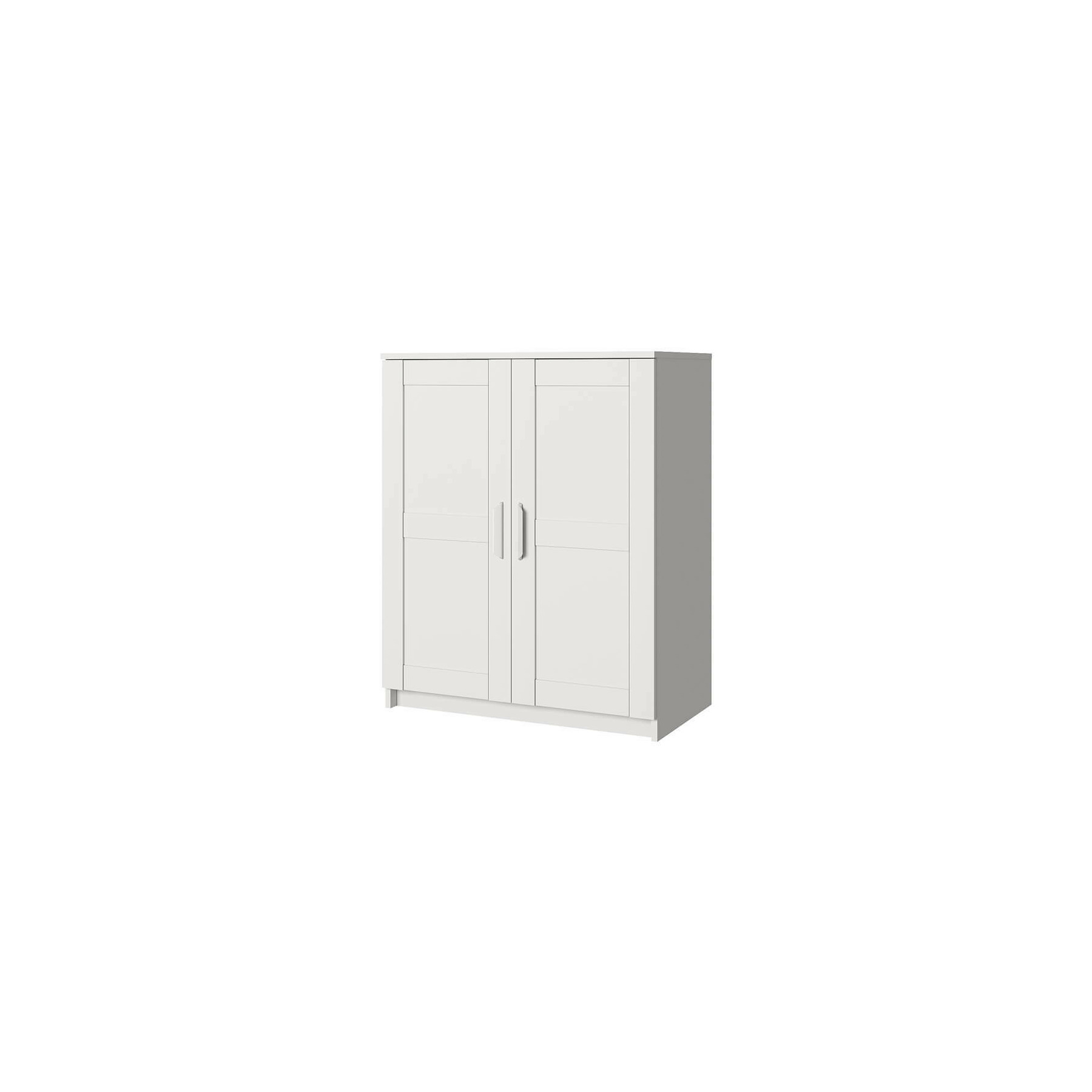 Comoda cu 2 usi skagen, 78x42.2x95 cm, alb mat