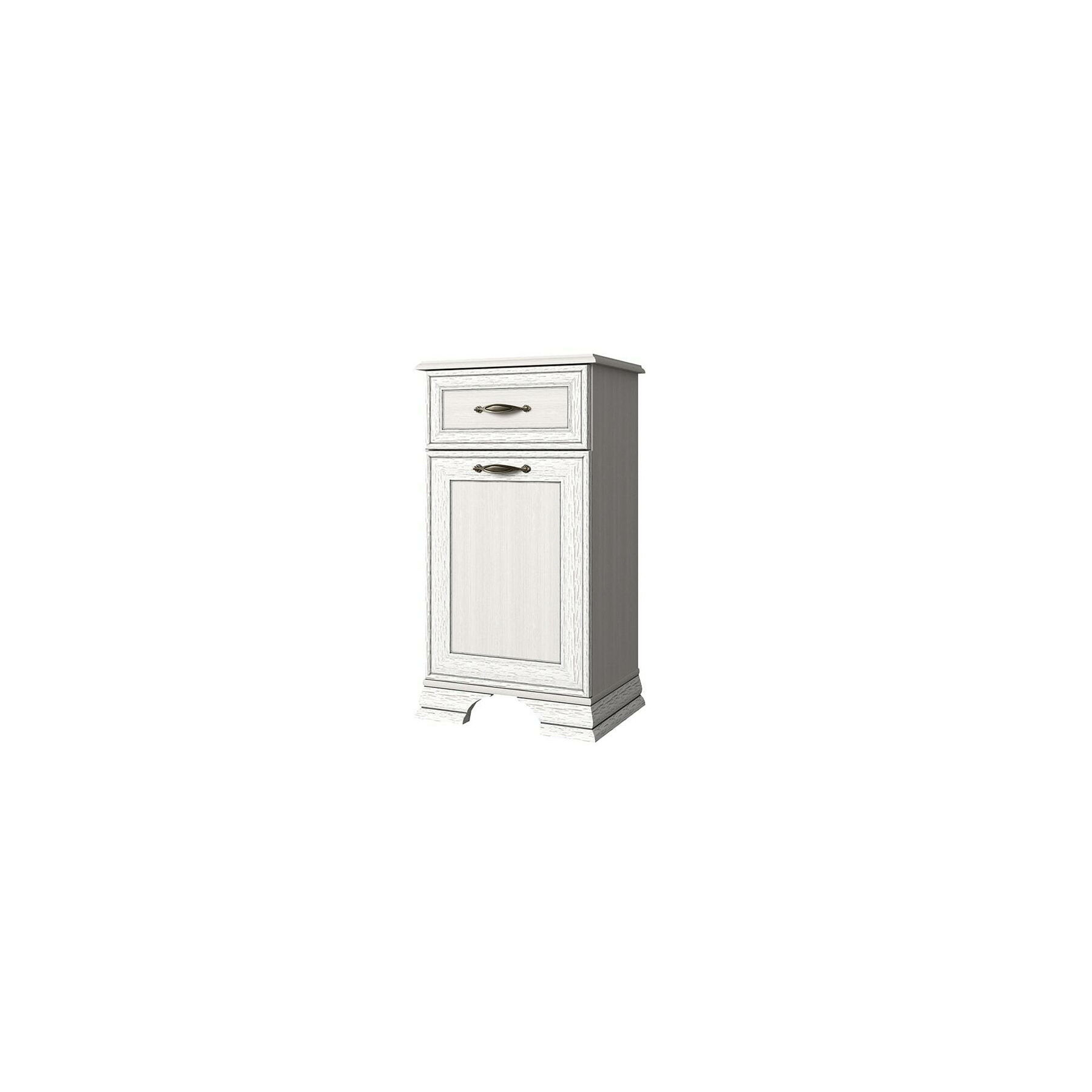 Comoda cu usa si sertar tiffany, 49x37x90.1 cm crem woodline