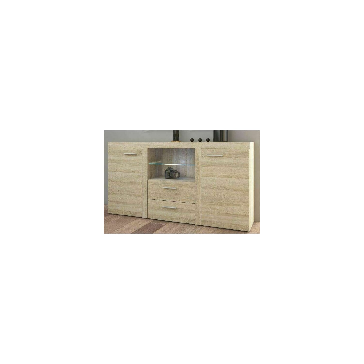 Comoda rumba 2f 2s stejar sonoma