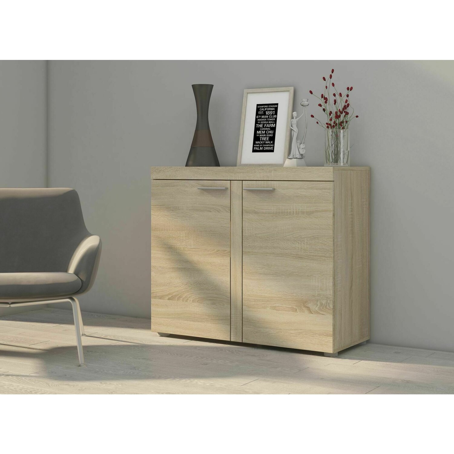 Comoda rumba 2f stejar sonoma
