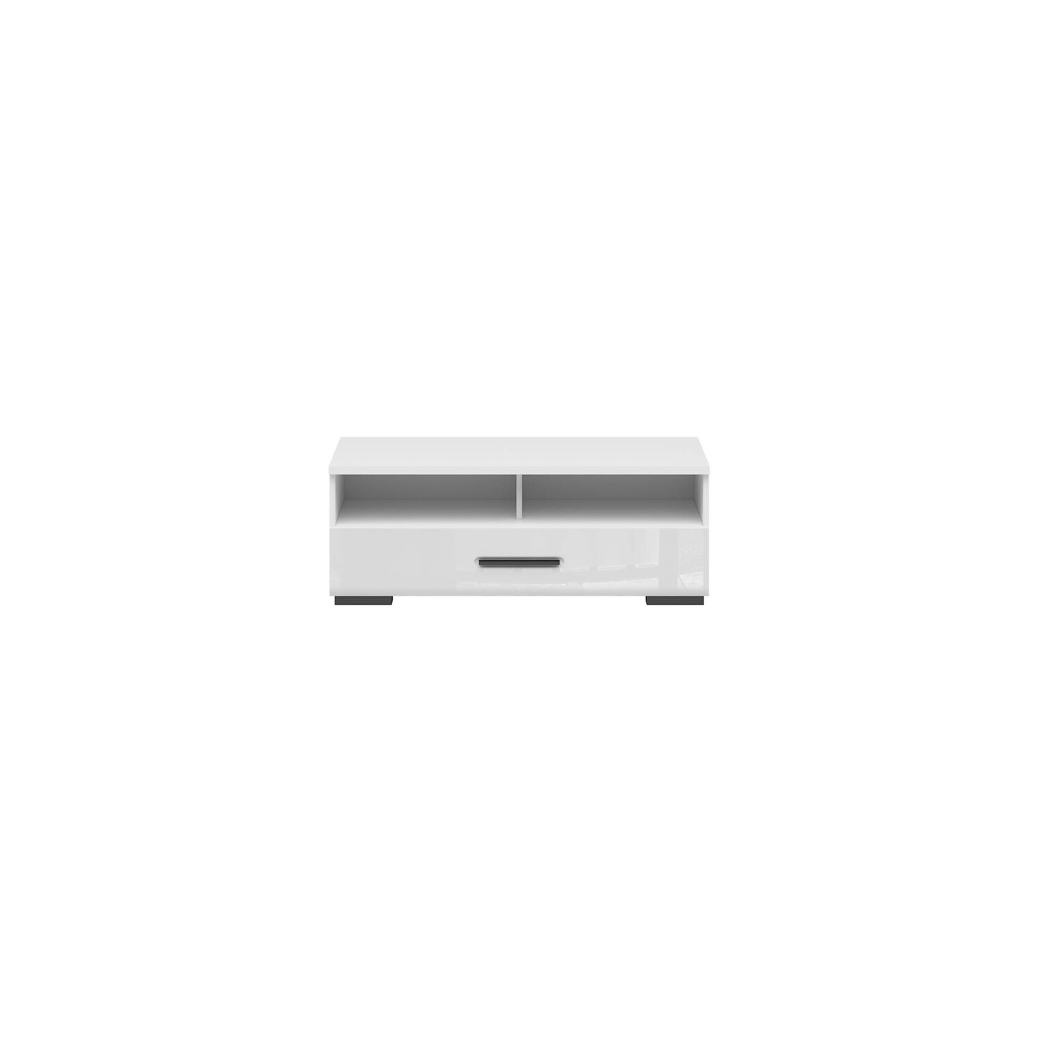 Comoda tv assen alb/alb lucios rtv1s/4/10