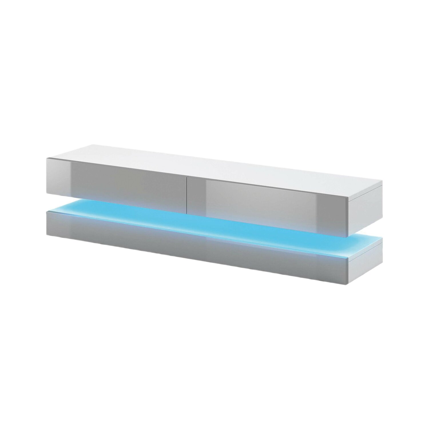 Comoda tv cosmo alb/gri