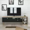 Comoda TV Parion, 150x35x47 cm - Neagra picture - 1