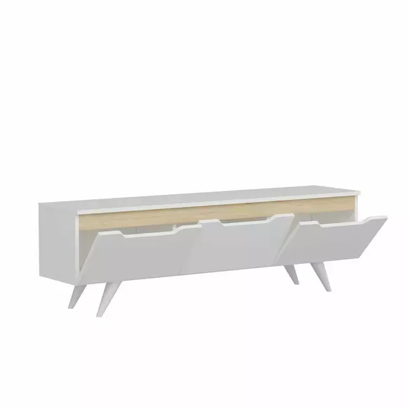 Comoda TV Prag, 150x35x44 cm - Alba picture - 7