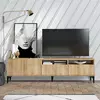 Comoda TV Ross, 180x35x52 cm - Stejar picture - 1
