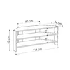 Comoda TV Thales Corner, 114x36x45 CM - Alb picture - 3
