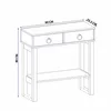 Consola Valeri, 90x35.3x90 cm - Pin Atlantic picture - 5