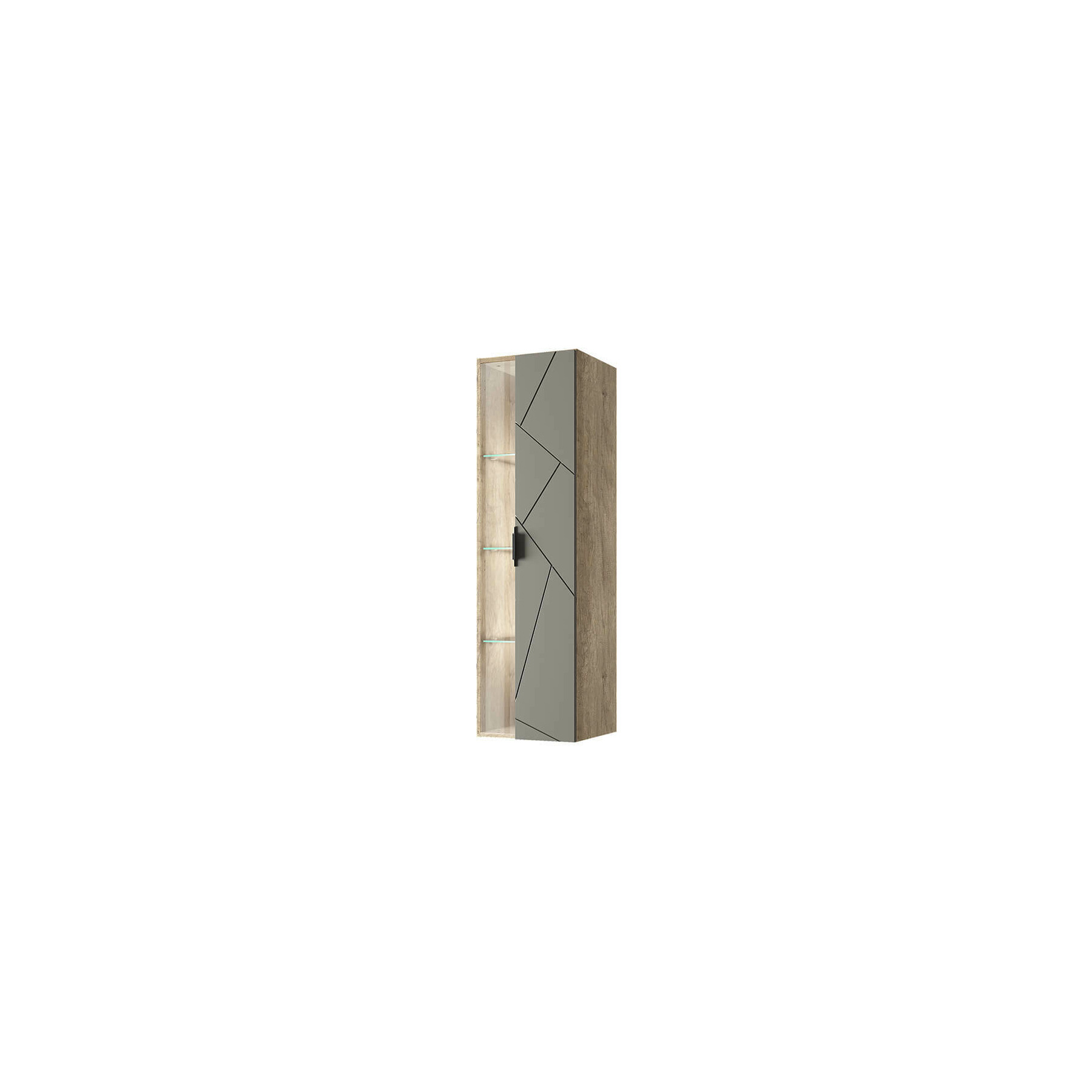 Corp suspendat kaylas 1v, 40.2x40.2x140.2 cm, stejar canyon/ silk shiitake