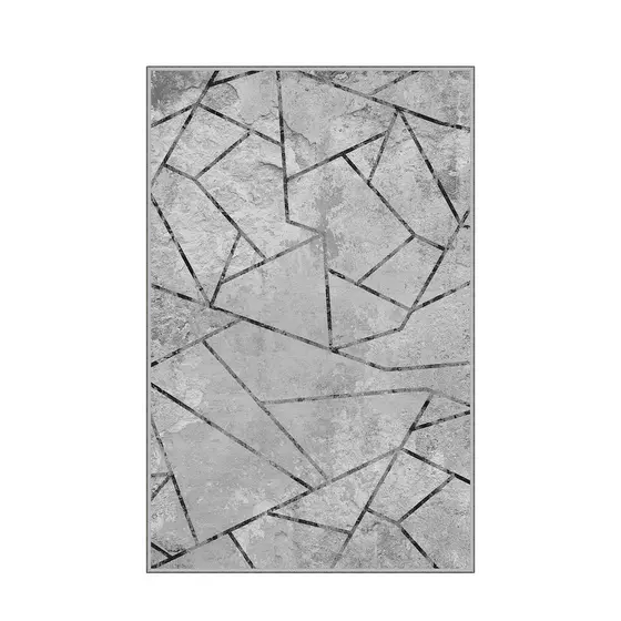 Covor Aruba 1197, 100x200 cm, Gri, Alb picture - 5