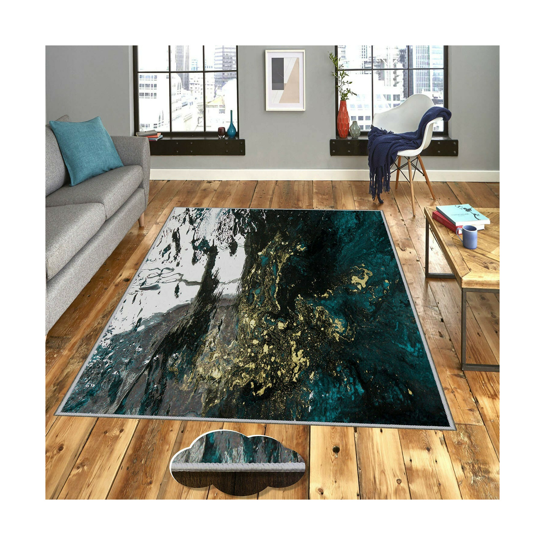 Covor aruba 1225, 180x280 cm, multicolor