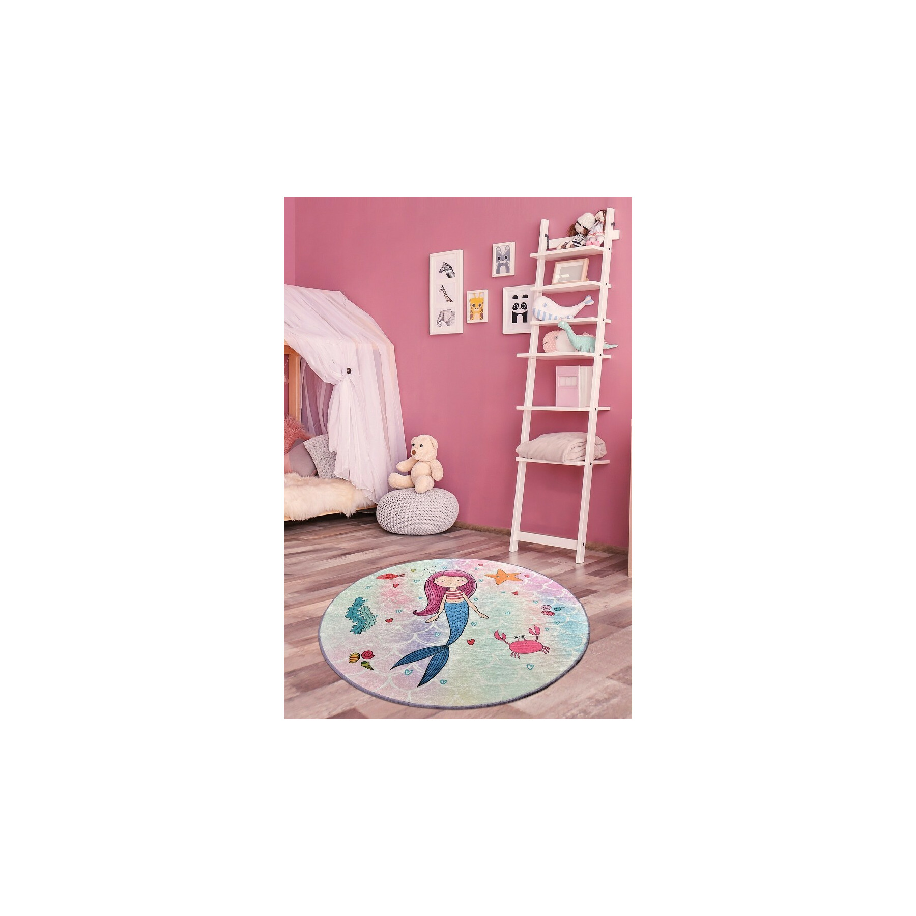 Covor aruba 1295, rotund, 140x140 cm, multicolor