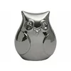 Decoratiune ceramica bufnita argintie THK-060760 picture - 1
