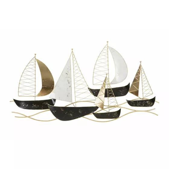 Decoratiune de perete, Roma1409, Multicolor, Metal, 63x115x5 cm picture - 1
