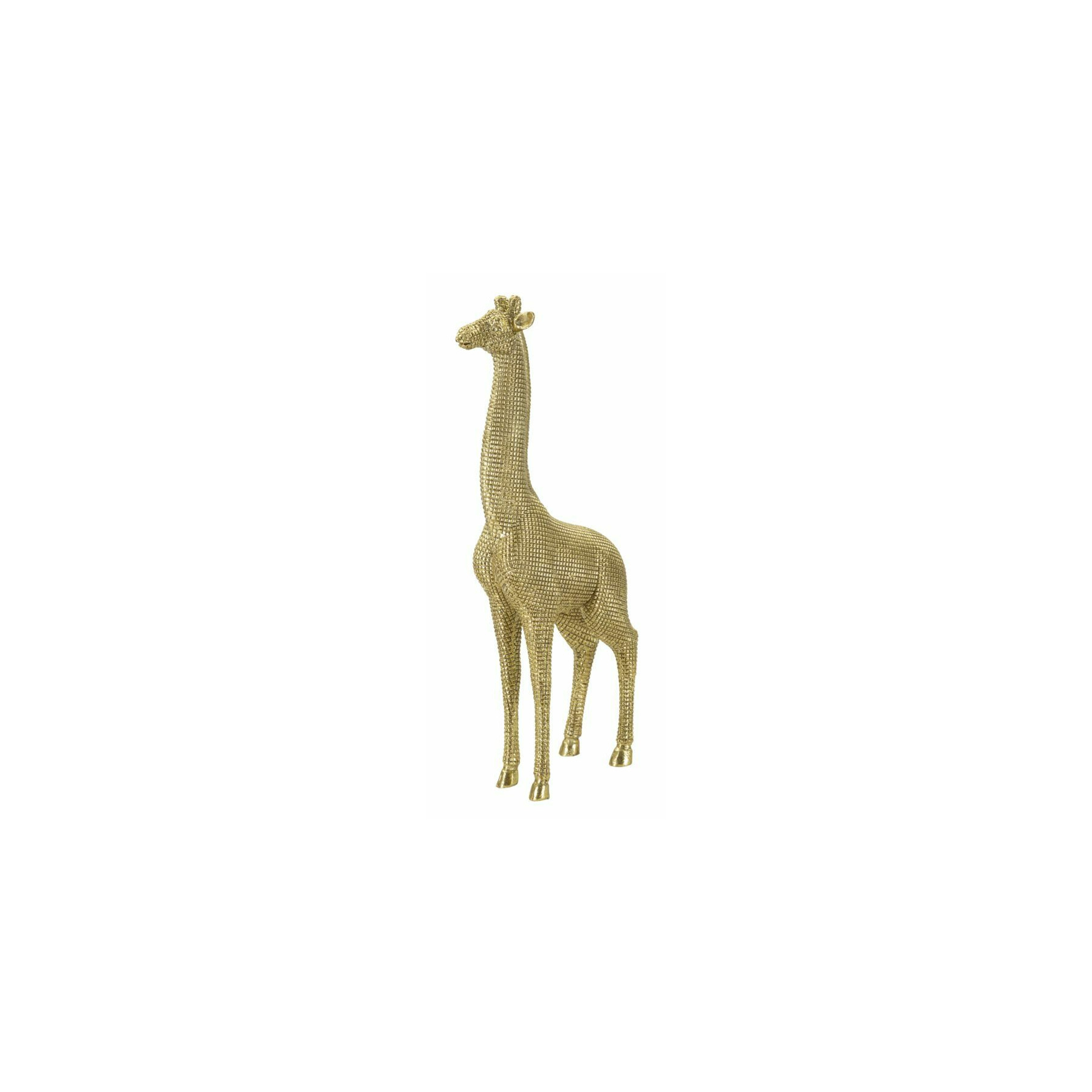 Decoratiune Girafa, Roma1058, Auriu, Poliresina, 49x20x9.8 cm