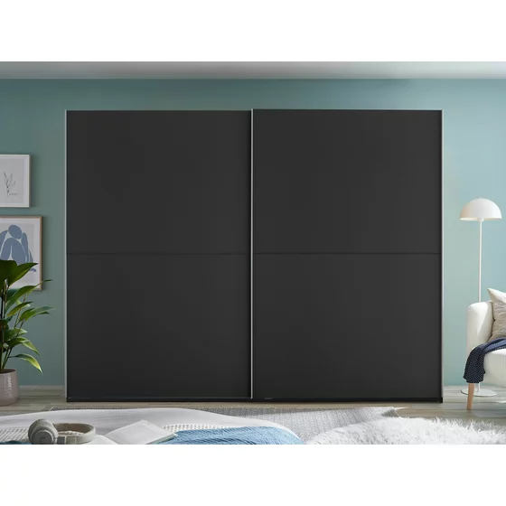 Dulap 2 Usi Culisante, MESIO STS 2, 270x60x210 cm, Pal Melaminat, Grafit picture - 4