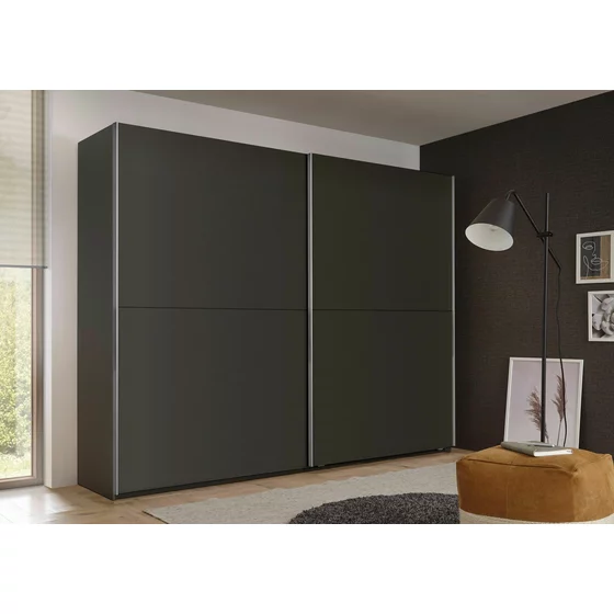 Dulap 2 Usi Culisante, MESIO STS 2, 270x60x210 cm, Pal Melaminat, Grafit picture - 1