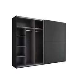 Dulap 2 Usi Culisante, MESIO STS 2, 270x60x210 cm, Pal Melaminat, Grafit