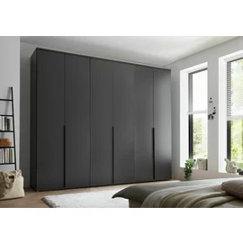 Dulap 6 Usi Batante, Kevo, 270x52x225 cm, Pal Melaminat, Grafit