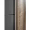 Dulap Cu Usi Culisante Berno, 170x57.2x195.6 h cm, Pal Melaminat, Grafit/Stejar picture - 5