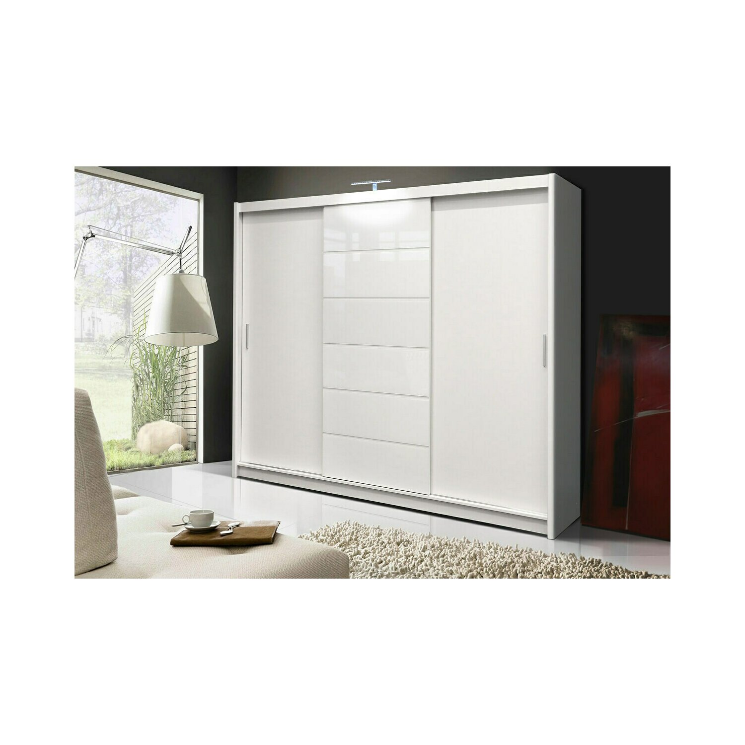 Dulap malibu 250 alb
